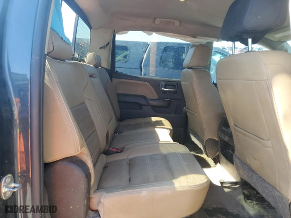 2017 GMC Sierra 2500HD Denali with VIN 1GT12UEY6HF184101, listed as a Copart auction lot 58345584 with 0 mi miles and Salvage Title. Bid and sale history available at carsss.com. Image 6.