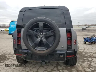 2023 Land Rover Defender X-Dynamic SE with VIN SALE2EEU2P2126733, listed as a Copart auction lot 50526185 with 39,167 mi miles and Salvage title. Bid and sale history available at DreamBid. Image 6.
