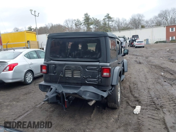 2023 Jeep Wrangler Sport with VIN 1C4HJXDN5PW522855, listed as a IAAI auction lot 41516522 with 49,607 mi miles and . Bid and sale history available at DreamBid. Image 16.