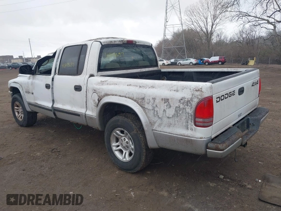 2002 Dodge Dakota SLT z VIN 1B7HG48N72S577296, wystawiony jako IAAI lot #41848637 z przebiegiem 133 777 mil mil oraz . Historia ofert i sprzedaży dostępna na DreamBid. Obrazek 3.