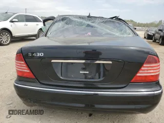 2004 Mercedes-Benz S-Class 4.3L with VIN WDBNG70J94A416694, listed as a Copart auction lot 49502154 with 0 mi miles and Salvage Title. Bid and sale history available at carsss.com. Image 6.