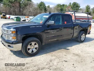 2015 Chevrolet Silverado 1500 LT with VIN 1GCVKRECXFZ226719, listed as a Copart auction lot 51989585 with 187,386 mi miles and Clean Title. Bid and sale history available at carsss.com. Image 1.