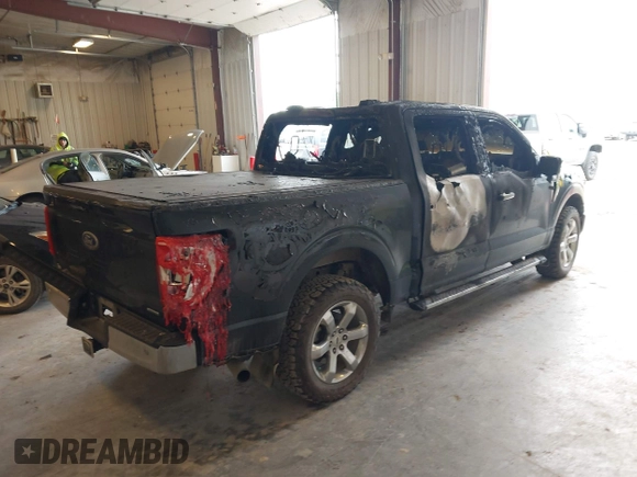 2021 Ford F-150 XL with VIN 1FTFW1E88MFC26805, listed as a IAAI auction lot 42378708 with Not provided miles and . Bid and sale history available at DreamBid. Image 4.
