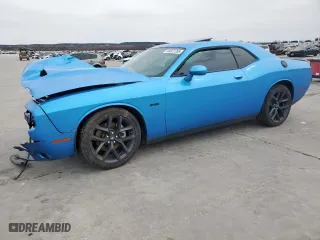2023 Dodge Challenger R/T with VIN 2C3CDZBT1PH614496, listed as a Copart auction lot 48027255 with 36,298 mi miles and Salvage Title. Bid and sale history available at carsss.com. Image 1.