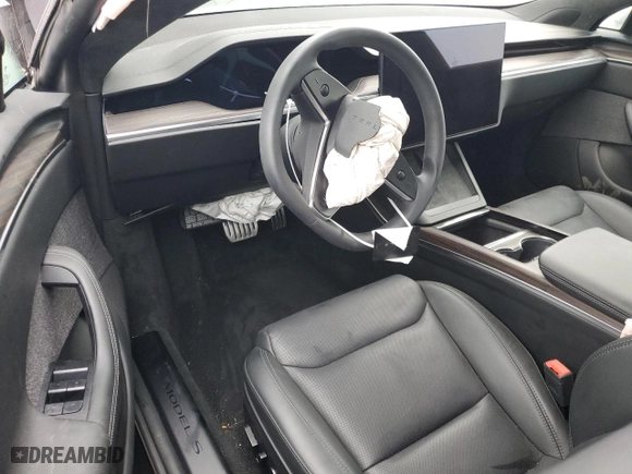 2023 Tesla Model S with VIN 5YJSA1E53PF522312, listed as a Copart auction lot 83359764 with 0 mi miles and Salvage Title. Bid and sale history available at carsss.com. Image 8.