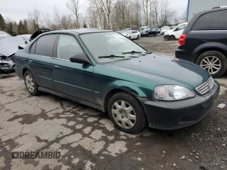 1999 Honda Civic VP z VIN 2HGEJ6612XH519340, wystawiony jako Copart lot #45510895 z przebiegiem 192 955 mil mil oraz Szkoda całkowita • Salvage title. Historia ofert i sprzedaży dostępna na DreamBid. Obrazek 4.
