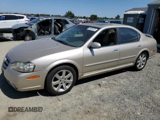 2002 Nissan Maxima GLE with VIN JN1DA31A42T314343, listed as a Copart auction lot 65458415 with 128,268 mi miles and Clean title. Bid and sale history available at DreamBid. Image 1.