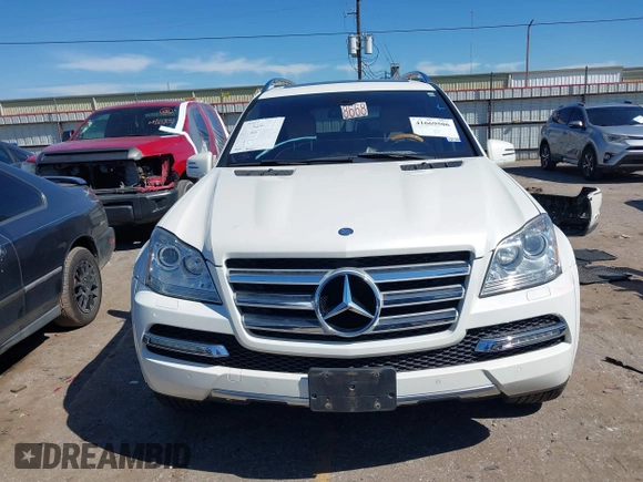 2012 Mercedes-Benz GL-Class GL 550 with VIN 4JGBF8GE5CA782121, listed as a IAAI auction lot 41669506 with 77,737 mi miles. Bid and sale history available at carsss.com. Image 12.