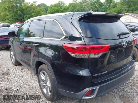 2019 Toyota Highlander Limited with VIN 5TDDZRFH5KS704283, listed as a IAAI auction lot 42597169 with 26,147 mi miles and . Bid and sale history available at DreamBid. Image 3.