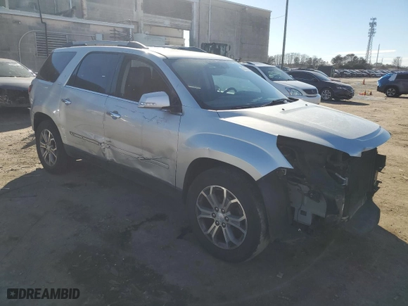 2014 GMC Acadia SLT with VIN 1GKKRRKDXEJ202496, listed as a Copart auction lot 45730325 with 152,464 mi miles and Salvage Title. Bid and sale history available at carsss.com. Image 4.