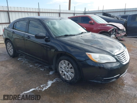 2012 Chrysler 200 LX with VIN 1C3CCBAB8CN176614, listed as a IAAI auction lot 41801151 with 145,819 mi miles and . Bid and sale history available at DreamBid. Image 1.