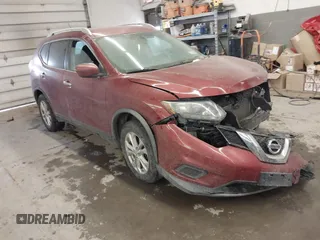 2016 Nissan Rogue SL with VIN KNMAT2MV9GP696498, listed as a IAAI auction lot 41744142 with 120,600 mi miles and . Bid and sale history available at DreamBid. Image 1.
