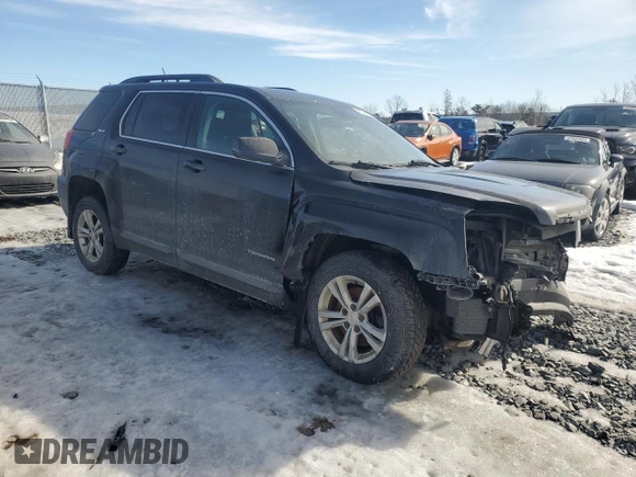 2017 GMC Terrain SLE with VIN 2GKFLTE39H6288257, listed as a Copart auction lot 45348105 with 114,560 mi miles and Salvage Title. Bid and sale history available at carsss.com. Image 4.