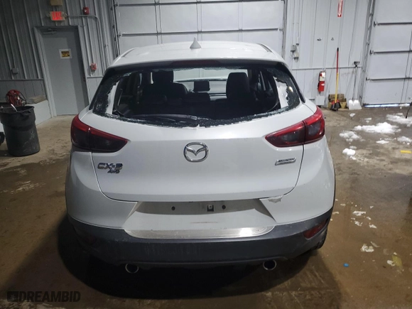 2018 Mazda CX-3 Grand Touring with VIN JM1DKFD72J0305961, listed as a Copart auction lot 45953085 with 93,221 mi miles and Salvage Title. Bid and sale history available at carsss.com. Image 6.