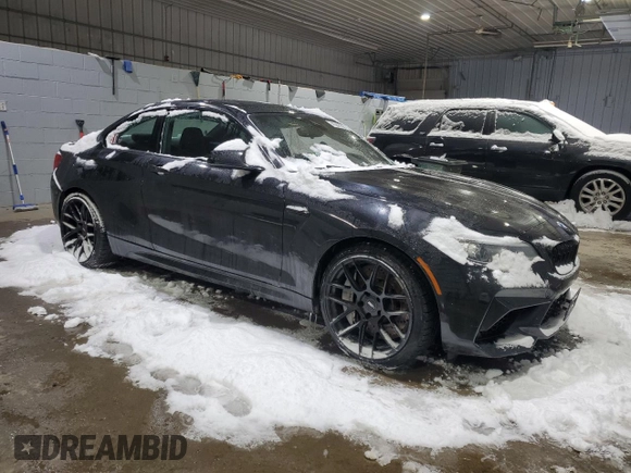 2020 BMW M2 Competition with VIN WBS2U7C05L7G24367, listed as a Copart auction lot 43537665 with 20,381 mi miles and Salvage Title. Bid and sale history available at carsss.com. Image 4.