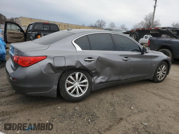 2016 Infiniti Q50 3.0t Premium with VIN JN1EV7AR6GM341826, listed as a Copart auction lot 41967155 with 71,858 mi miles and Salvage Title. Bid and sale history available at carsss.com. Image 3.