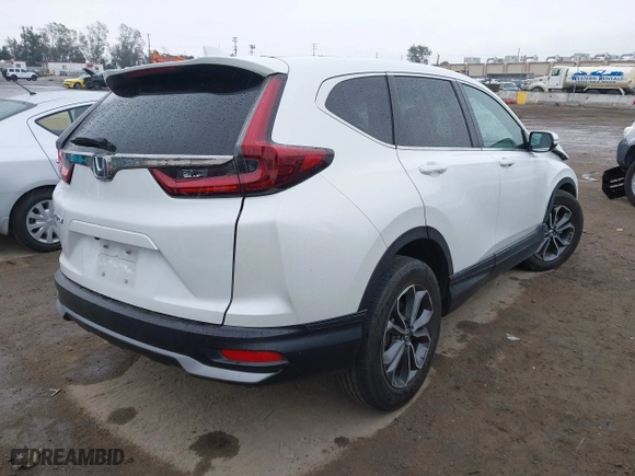 2022 Honda CR-V EX with VIN 5J6RW1H5XNL001023, listed as a IAAI auction lot 41712157 with 26,141 mi miles. Bid and sale history available at carsss.com. Image 4.
