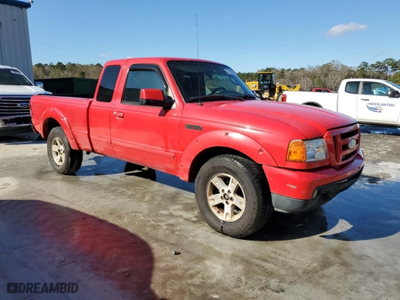 2006 Ford Ranger STX with VIN 1FTYR44E56PA01702, listed as a Copart auction lot 87126624 with 283,374 mi miles and Salvage Title. Bid and sale history available at carsss.com. Image 4.