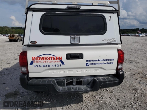 2021 Toyota Tacoma SR with VIN 3TYRX5GN8MT023776, listed as a Copart auction lot 52783755 with Not provided miles and Salvage title. Bid and sale history available at DreamBid. Image 6.