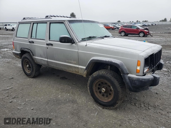2000 Jeep Cherokee SE with VIN 1J4FF28S9YL222714, listed as a Copart auction lot 88575685 with 203,691 mi miles and Salvage Title. Bid and sale history available at carsss.com. Image 4.