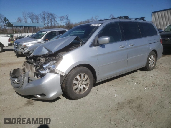 2010 Honda Odyssey EX-L with VIN 5FNRL3H6XAB016170, listed as a Copart auction lot 46992345 with 198,670 mi miles and Salvage Title. Bid and sale history available at carsss.com. Image 1.