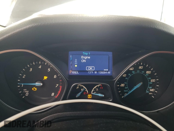 2013 Ford Focus SE with VIN 1FADP3F23DL319295, listed as a Copart auction lot 59927985 with 139,264 mi miles and Salvage title. Bid and sale history available at DreamBid. Image 9.