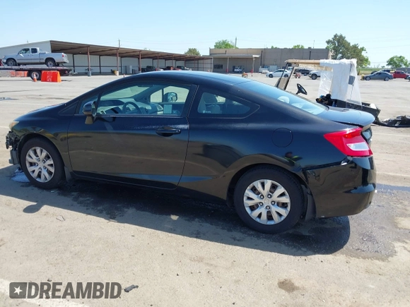 2012 Honda Civic Cpe LX with VIN 2HGFG3B50CH519325, listed as a IAAI auction lot 42084774 with 168,807 mi miles. Bid and sale history available at carsss.com. Image 15.