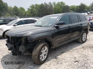 2023 Jeep Grand Cherokee Limited with VIN 1C4RJKBG5P8895698, listed as a Copart auction lot 59191475 with 22,763 mi miles and Salvage title. Bid and sale history available at DreamBid. Image 1.