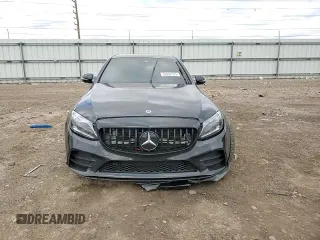 2019 Mercedes-Benz C 43 AMG with VIN 55SWF6EB8KU285667, listed as a Copart auction lot 52937315 with 57,274 mi miles and Salvage title. Bid and sale history available at DreamBid. Image 11.