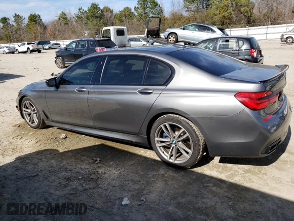 2016 BMW 7 Series 750i xDrive with VIN WBA7F2C58GG415596, listed as a Copart auction lot 40374203 with 91,226 mi miles. Bid and sale history available at carsss.com. Image 2.
