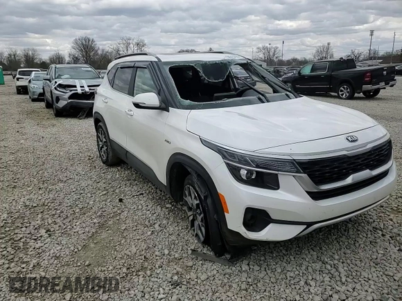 2021 Kia Seltos EX with VIN KNDERCAA1M7228820, listed as a Copart auction lot 50315725 with 44,061 mi miles and Salvage Title. Bid and sale history available at carsss.com. Image 11.