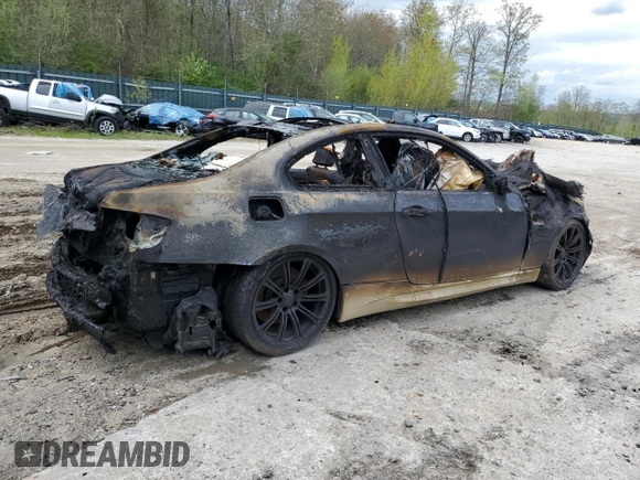 2008 BMW 3 Series M3 with VIN WBSWD93508PY39068, listed as a Copart auction lot 52509325 with Not provided miles and Salvage title. Bid and sale history available at DreamBid. Image 3.
