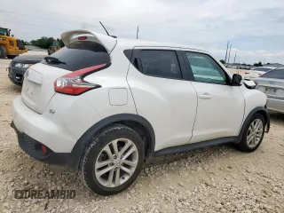 2015 Nissan Juke SV with VIN JN8AF5MR0FT507856, listed as a Copart auction lot 60616415 with 79,475 mi miles and Salvage title. Bid and sale history available at DreamBid. Image 3.