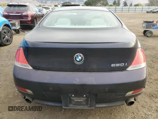 2007 BMW 6 Series 650i with VIN WBAEH13577CR46470, listed as a Copart auction lot 81734804 with 173,548 mi miles and Salvage Title. Bid and sale history available at carsss.com. Image 6.