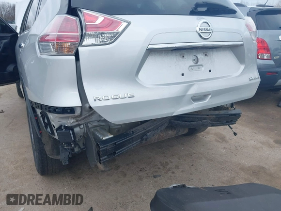 2016 Nissan Rogue SL with VIN 5N1AT2MV6GC837577, listed as a IAAI auction lot 41812440 with 108,187 mi miles and . Bid and sale history available at DreamBid. Image 6.
