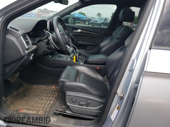 2020 Audi SQ5 Prestige with VIN WA1C4AFY2L2056769, listed as a Copart auction lot 57698973 with 40,048 mi miles. Bid and sale history available at carsss.com. Image 7.