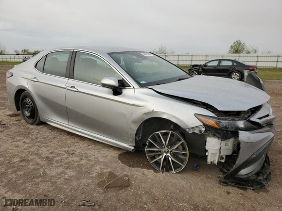 2021 Toyota Camry SE Nightshade with VIN 4T1G11AK0MU456673, listed as a Copart auction lot 49629525 with 80,752 mi miles and Salvage Title. Bid and sale history available at carsss.com. Image 4.