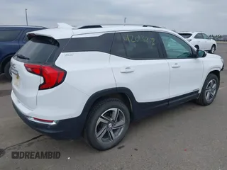 2018 GMC Terrain SLT with VIN 3GKALPEV9JL356531, listed as a IAAI auction lot 42013272 with 114,996 mi miles. Bid and sale history available at carsss.com. Image 4.