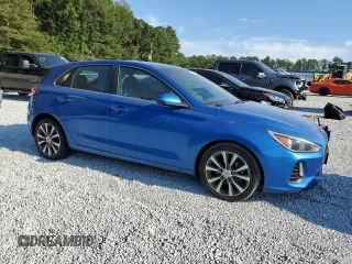 2018 Hyundai Elantra GT with VIN KMHH35LE3JU027374, listed as a Copart auction lot 74968514 with 96,186 mi miles and Salvage Title. Bid and sale history available at carsss.com. Image 4.