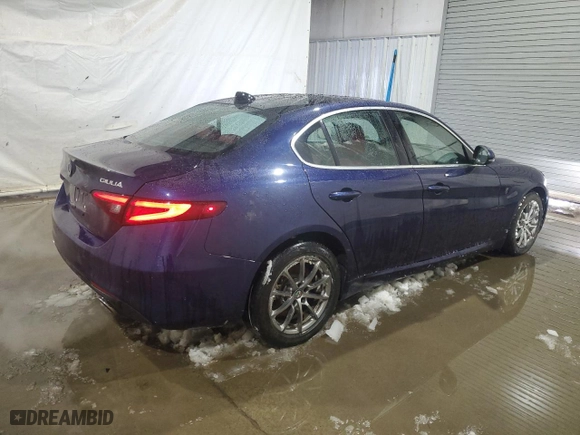 2020 Alfa Romeo Giulia with VIN ZARFANAN7L7633935, listed as a Copart auction lot 45110715 with 69,153 mi miles and Salvage Title. Bid and sale history available at carsss.com. Image 3.