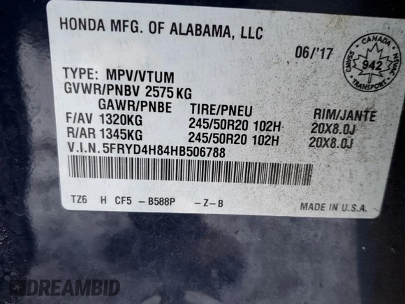 2017 Acura MDX Advance z VIN 5FRYD4H84HB506788, wystawiony jako Copart lot #88094635 z przebiegiem 107 385 mil mil oraz Szkoda całkowita • Salvage title. Historia ofert i sprzedaży dostępna na DreamBid. Obrazek 14.