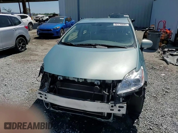 2012 Toyota Prius One with VIN JTDKN3DU2C1608593, listed as a Copart auction lot 52716685 with 167,091 mi miles and Salvage Title. Bid and sale history available at carsss.com. Image 15.