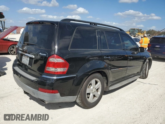 2008 Mercedes-Benz GL-Class 4.6L with VIN 4JGBF71E18A433290, listed as a Copart auction lot 77168184 with 0 mi miles and Salvage Title. Bid and sale history available at carsss.com. Image 3.