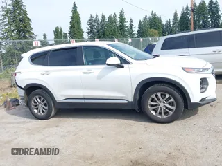 2020 Hyundai Santa Fe SE with VIN 5NMS23AD1LH192085, listed as a IAAI auction lot 42455451 with 50,517 mi miles and . Bid and sale history available at DreamBid. Image 14.