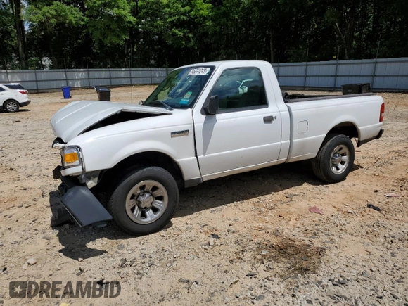 2008 Ford Ranger XL with VIN 1FTYR10D88PA70401, listed as a Copart auction lot 55841245 with 154,665 mi miles and Salvage title. Bid and sale history available at DreamBid. Image 1.