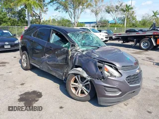 2016 Chevrolet Equinox LS with VIN 2GNFLEEK8G6255884, listed as a IAAI auction lot 40930513 with Not Provided miles and . Bid and sale history available at DreamBid. Image 1.