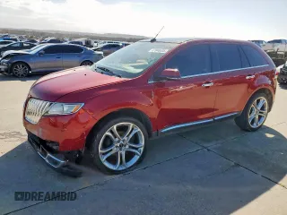 2013 Lincoln MKX with VIN 2LMDJ6JK2DBL35945, listed as a Copart auction lot 47846535 with 185,064 mi miles and Salvage Title. Bid and sale history available at carsss.com. Image 1.