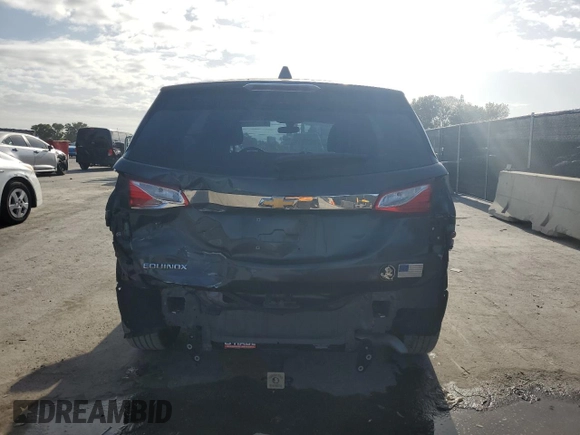 2018 Chevrolet Equinox LS with VIN 2GNAXHEV5J6138832, listed as a Copart auction lot 52381155 with 123,408 mi miles and Salvage Title. Bid and sale history available at DreamBid. Image 6.