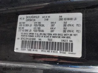 2001 Dodge Ram 1500 with VIN 3B7HC13Y41G219249, listed as a IAAI auction lot 41959327 with 202,043 mi miles. Bid and sale history available at carsss.com. Image 9.