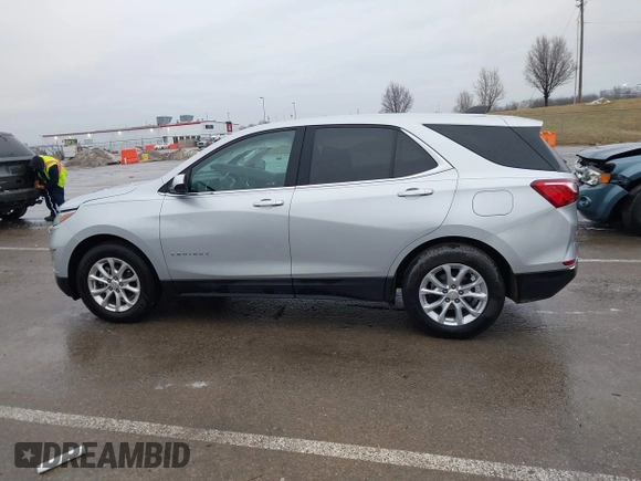 2020 Chevrolet Equinox LT with VIN 3GNAXKEVXLL187049, listed as a IAAI auction lot 41459248 with 59,291 mi miles. Bid and sale history available at carsss.com. Image 14.